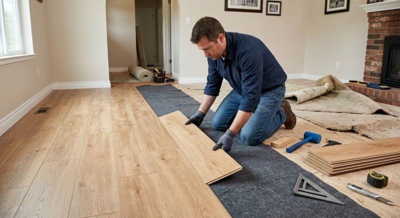 Laminate Floor Remodeling in Middlesex County, NJ