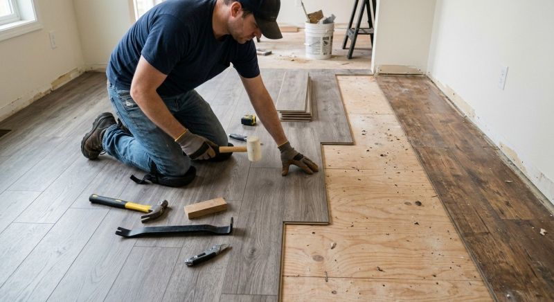 Laminate Floor Replacement in Clark, NJ