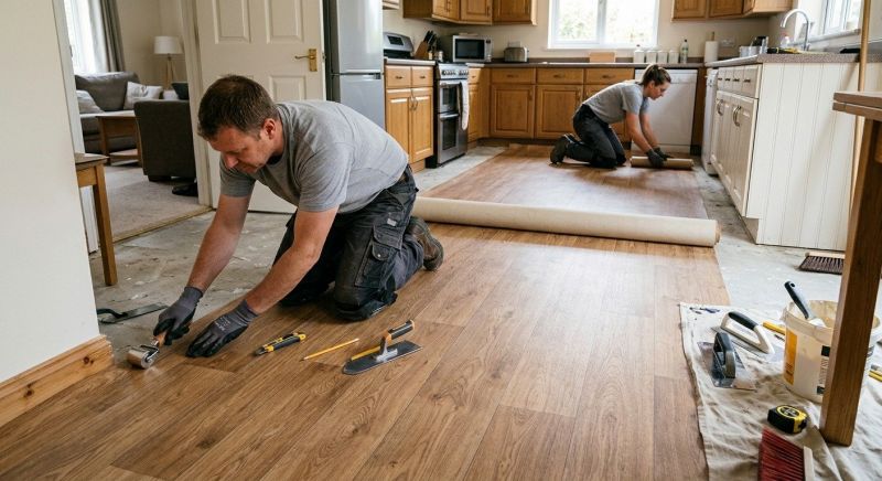 Linoleum Floor Installation in Middlesex County, NJ