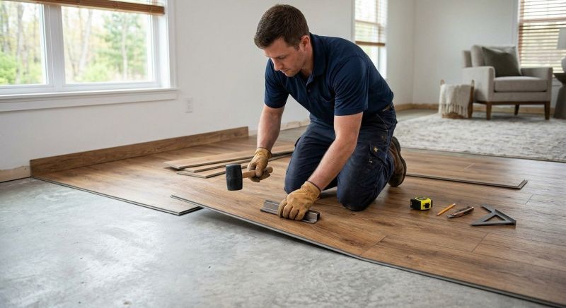 Luxury Vinyl Tile Installation in Morristown, NJ