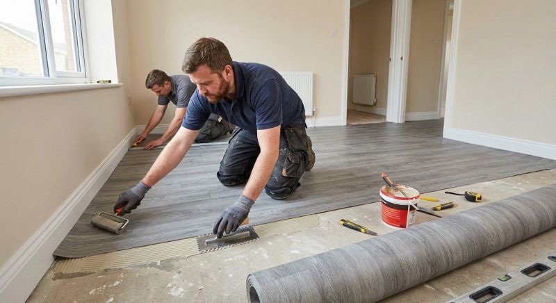 Sheet Linoleum Installation in Clark, NJ