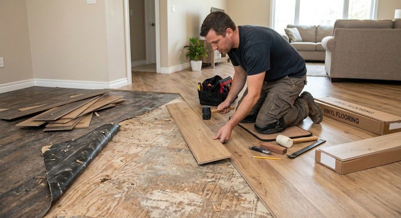 Vinyl Flooring Installation in Woodbridge, NJ